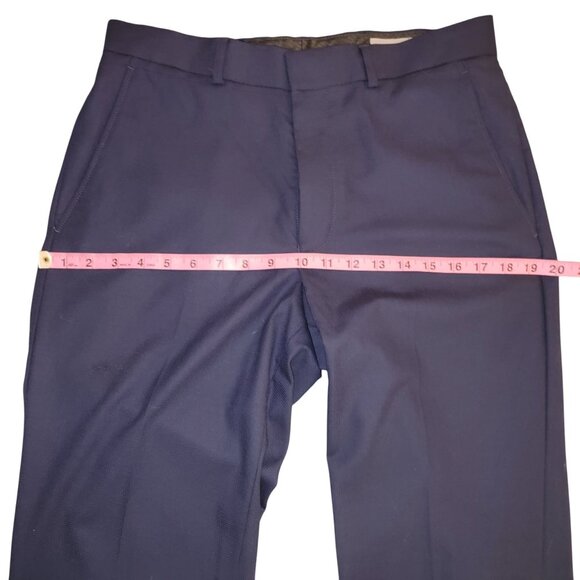 Kenneth Cole Reaction Mens's Navy Suit Jacket 38R 31W Slim Fit - Picture 14 of 16